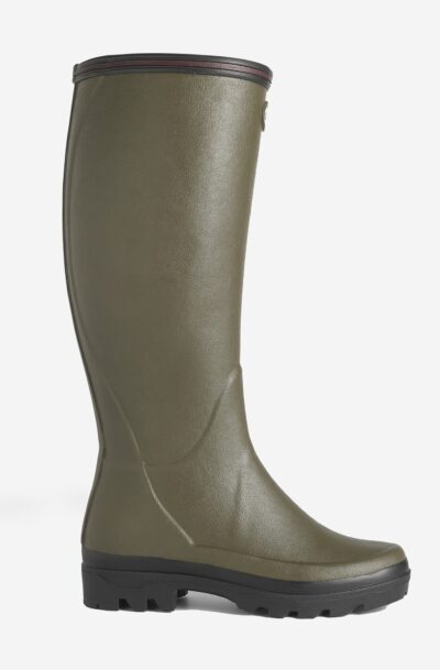 Le chemeau Ladies Giverny Jersey Lined Boots Vert 1973