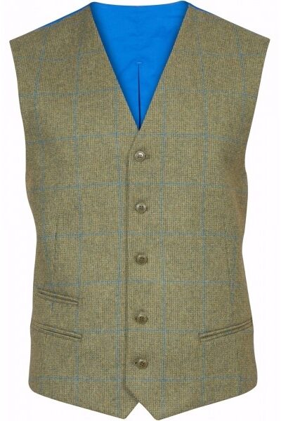 Alan Paine Mens Compton Lined-Back Waistcoat