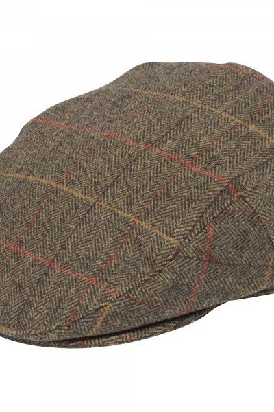 Alan Paine Compton Mens Tweed Flat Cap - Pete