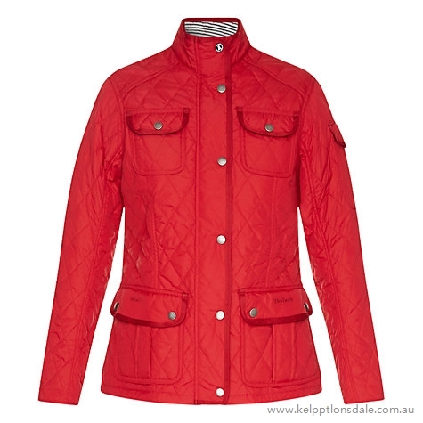 ladies red barbour jacket