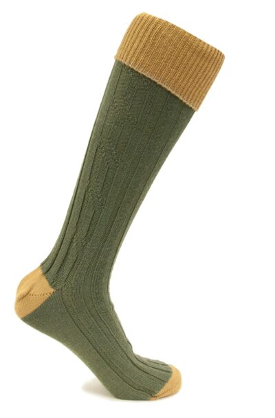 Alan Paine Mens Socks - Yellow