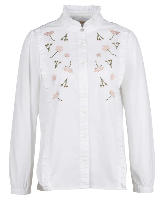Barbour Buttercup Shirt White - Ladds
